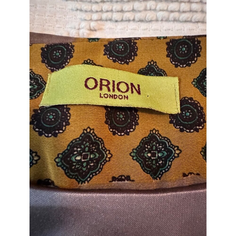 Orion London Boho Patchwork Print Dress With Puff Sleeves & Elephant Zebra Print - Picture 5 of 7